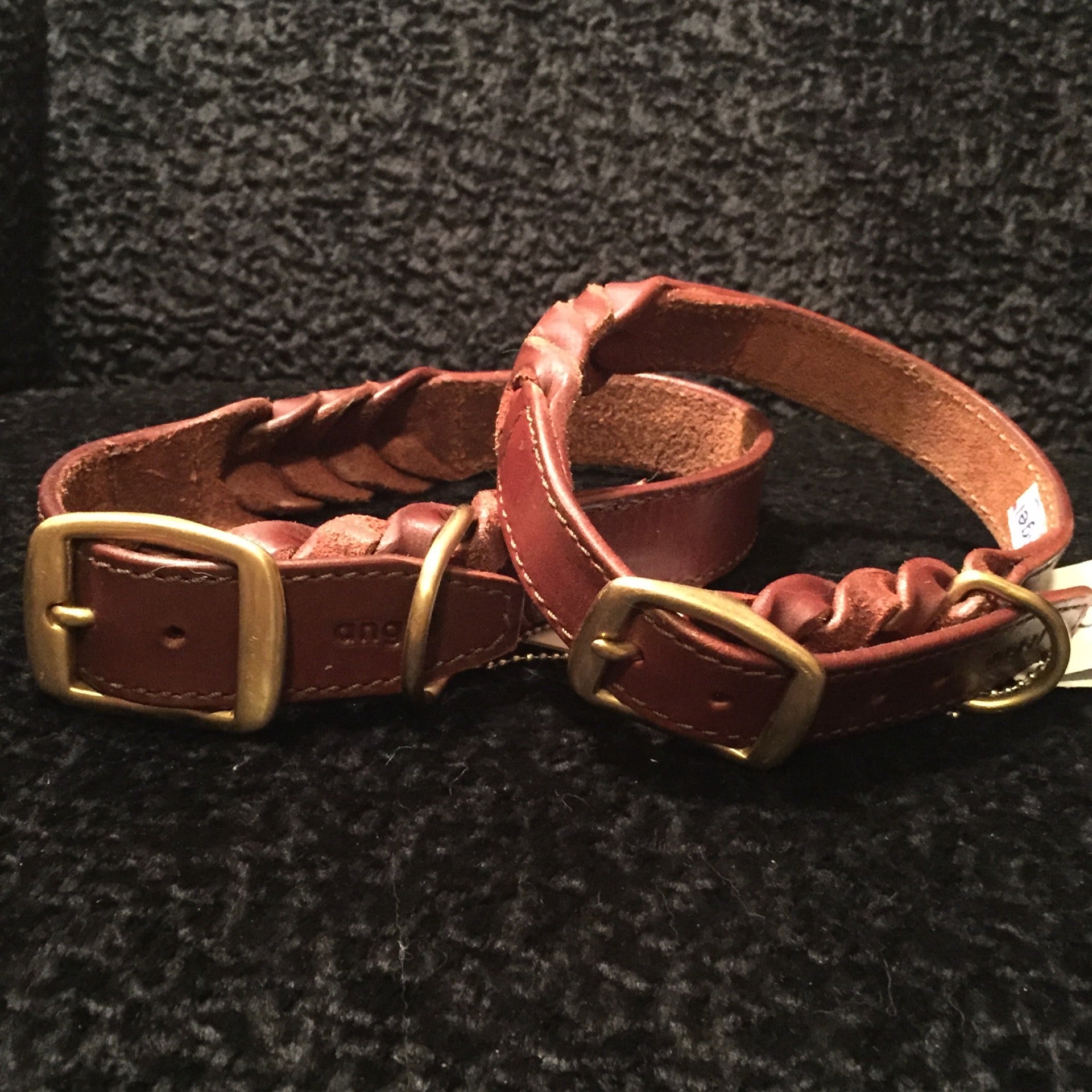 Braided Leather Collars Dream Dog Boutique
